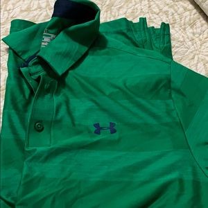 Men’s large green Under Armour shirt